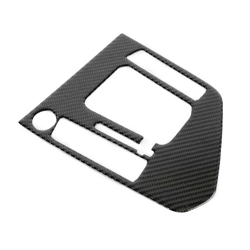Car Carbon Fiber Gear Shift Panel Decorative Sticker for Volkswagen Tiguan L