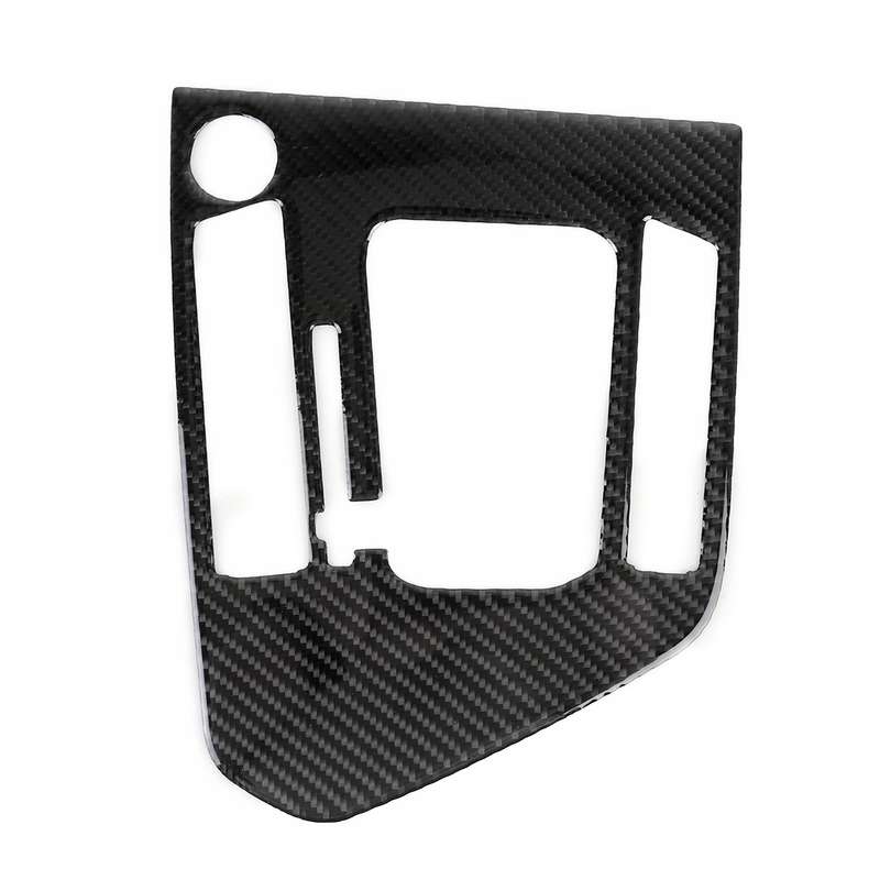 Car Carbon Fiber Gear Shift Panel Decorative Sticker for Volkswagen Tiguan L