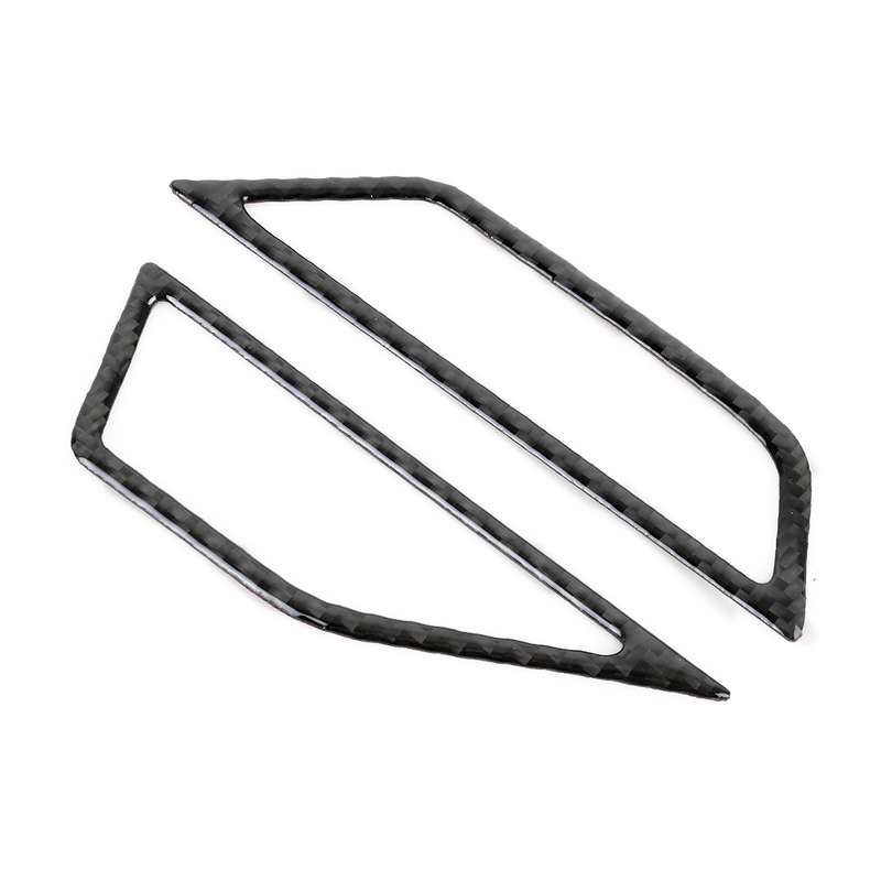 Car Carbon Fiber Dashboard Air Outlet Frame Decorative Sticker for Volkswagen Tiguan L