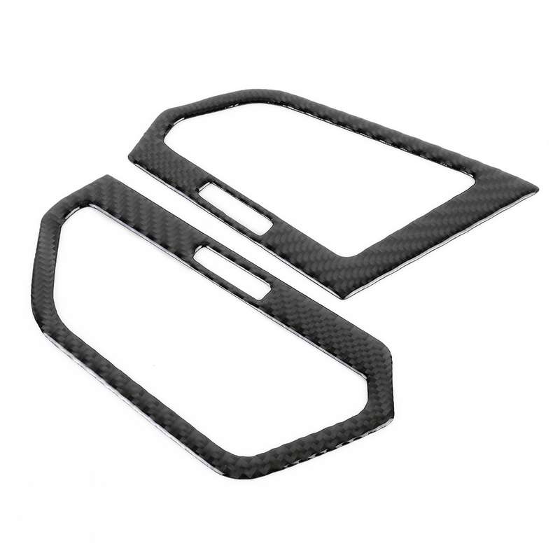 Car Carbon Fiber Central Control Side Air Outlet Frame Decorative Sticker for Volkswagen Tiguan L