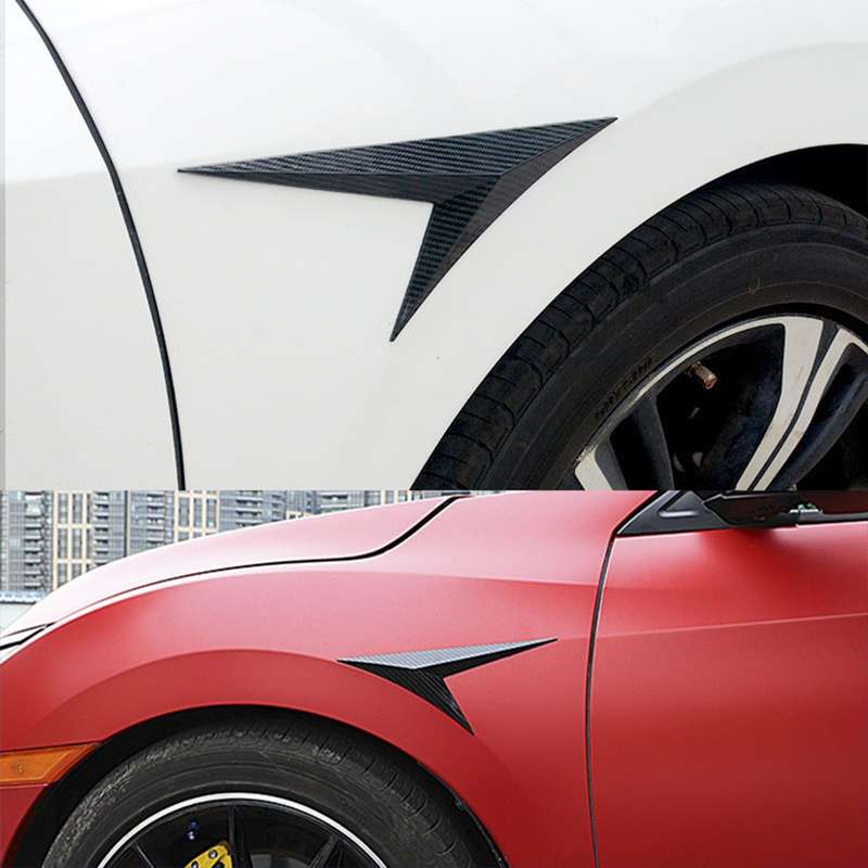 Modified Fender Side Wing Sticker Blade Side Shark Gill Car Body Decorative Sticker for Honda 10th G