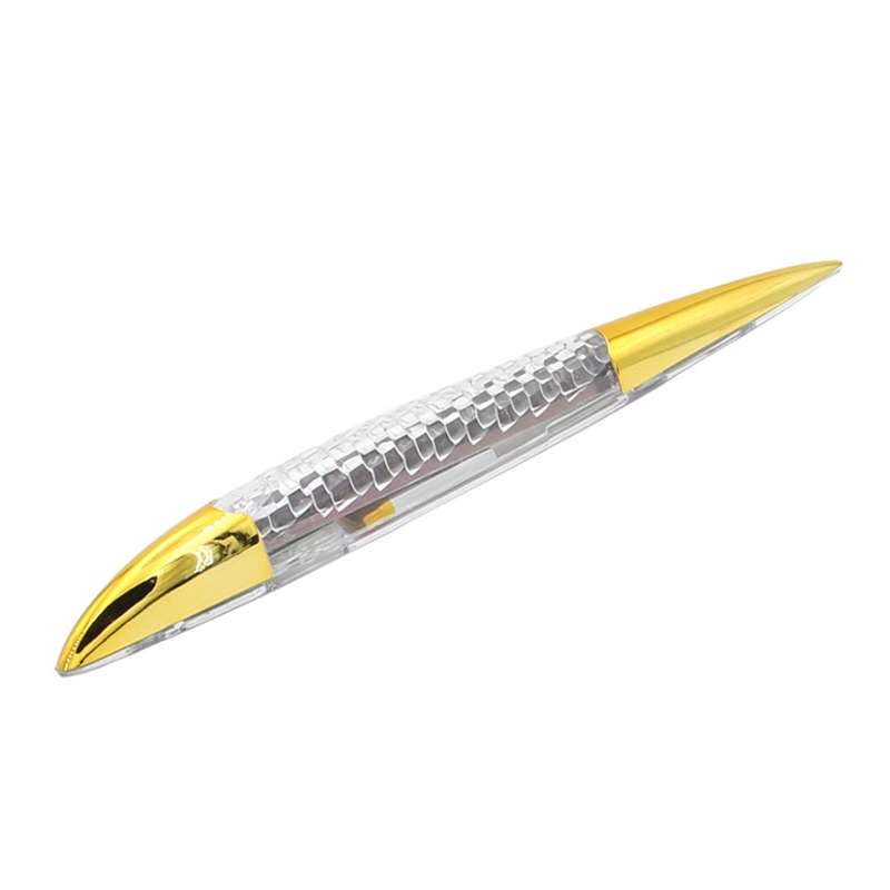 Car Solar Shark Gill Warning Lights Car Door Anti-collision Rear-end Collision LED Dlashing Lamp, Mo