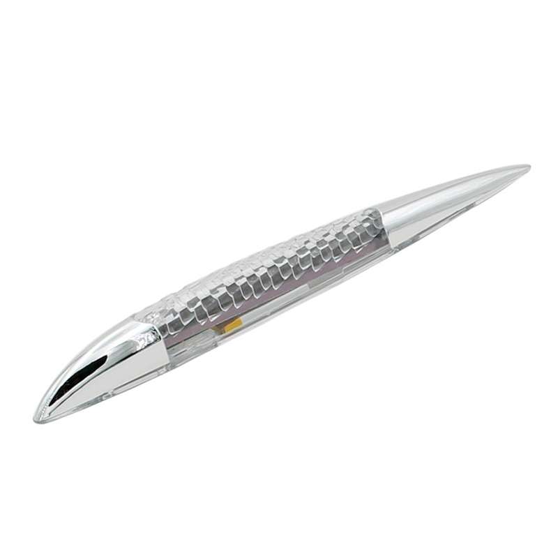 Car Solar Shark Gill Warning Lights Car Door Anti-collision Rear-end Collision LED Dlashing Lamp, Mo