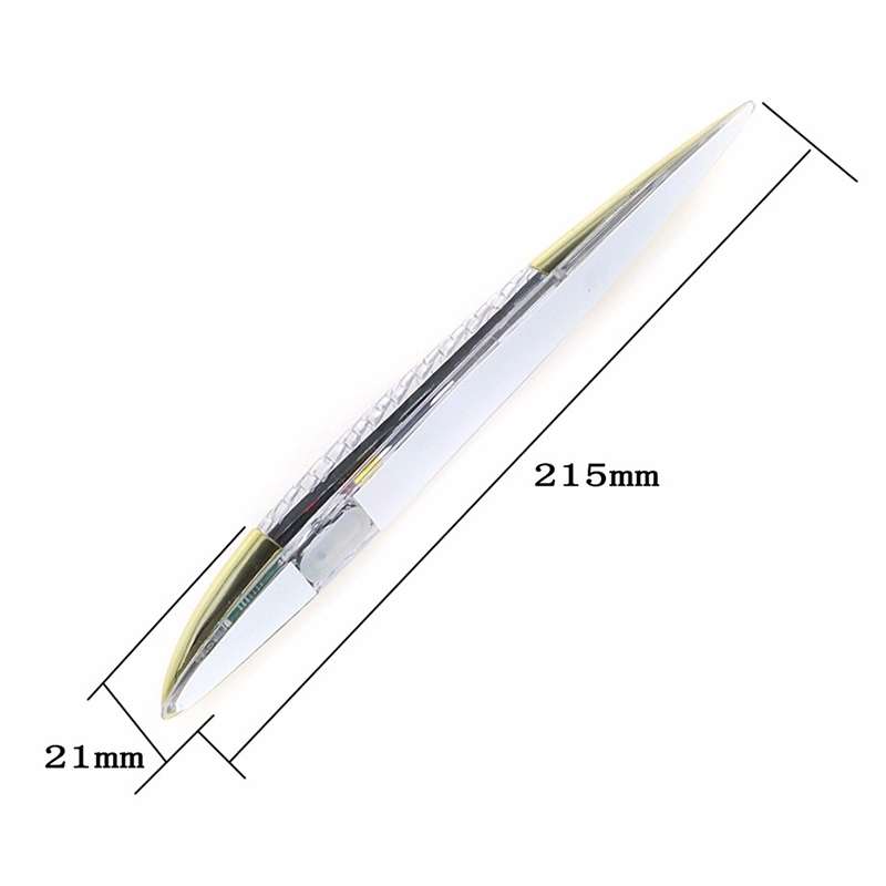 Car Solar Shark Gill Warning Lights Car Door Anti-collision Rear-end Collision LED Dlashing Lamp, Mo