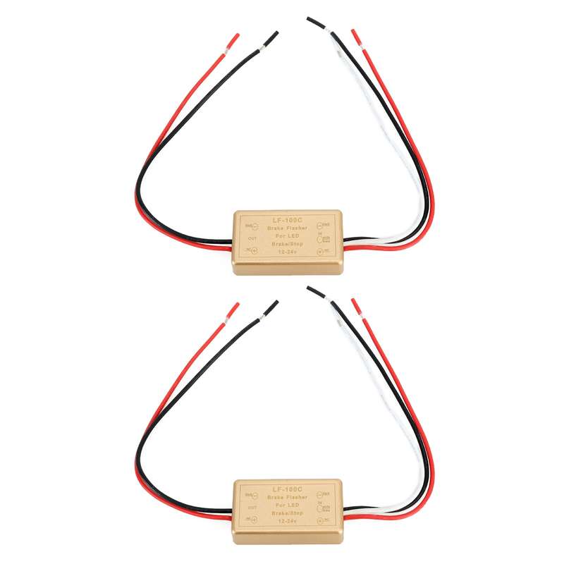 2 PCS LF-100C Car Brake Light Strobe