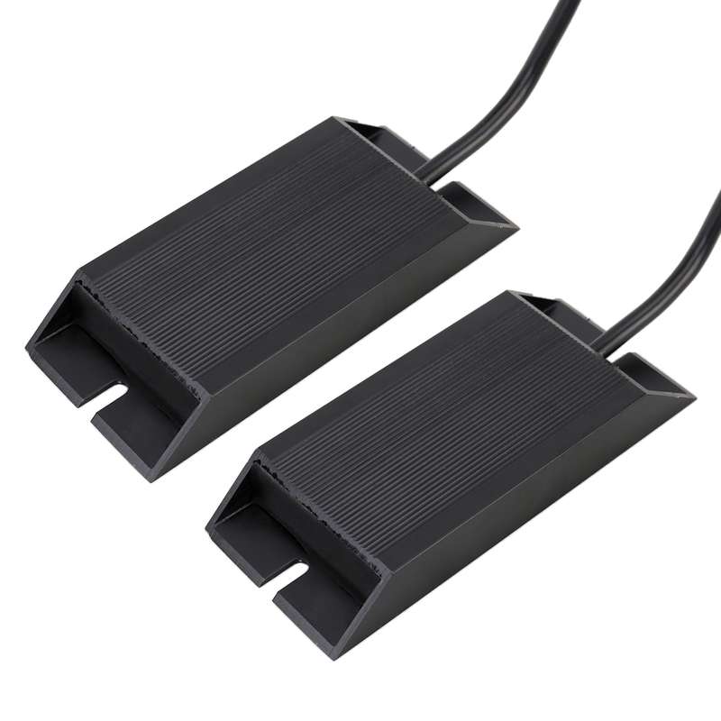 2 PCS 1156 / BAU15S DC12V 50W 6 Ohms Turn Signal / Reversing Light / Brake Light Split Dual Resistan