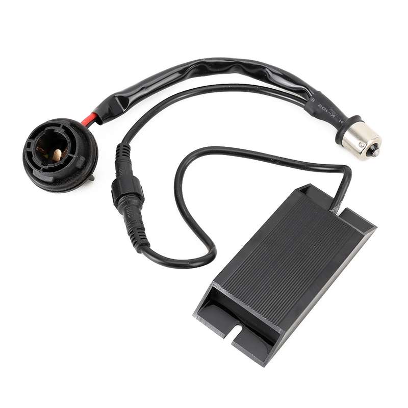 2 PCS 1156 / BAU15S DC12V 50W 6 Ohms Turn Signal / Reversing Light / Brake Light Split Dual Resistan