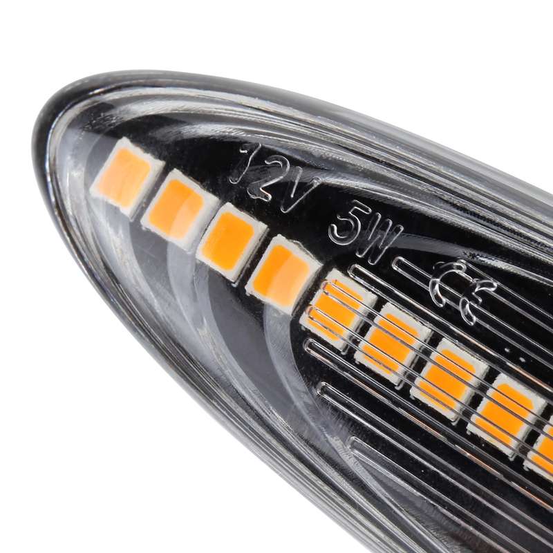 2 PCS DC12V / 5W Car LED Dynamic Blinker Side Lights Flowing Water Turn Signal Light for Lexus, Ambe