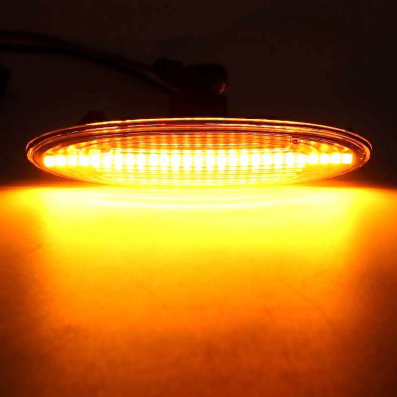 2 PCS DC12V / 5W Car LED Dynamic Blinker Side Lights Flowing Water Turn Signal Light for Lexus, Ambe