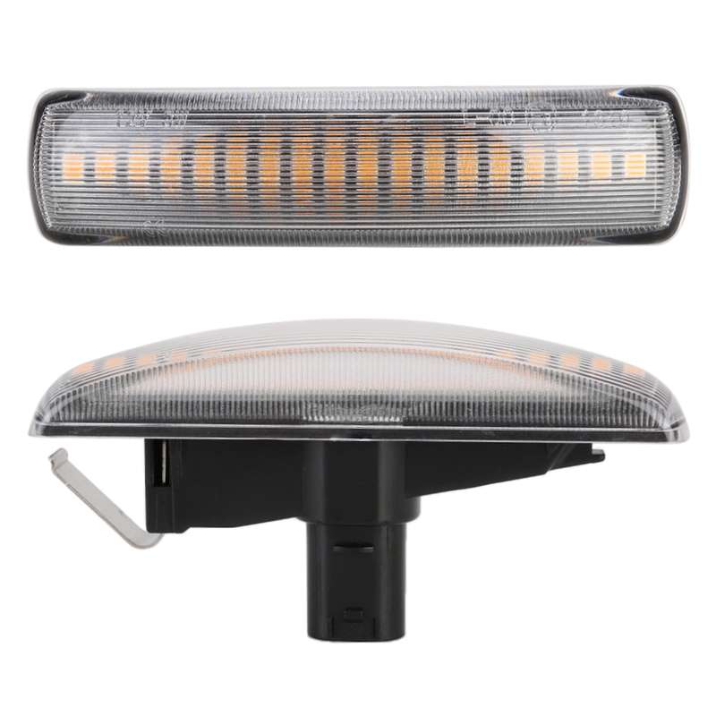 2 PCS DC12V / 3W Car LED Dynamic Blinker Side Lights Flowing Water Turn Signal Light for Land Rover,