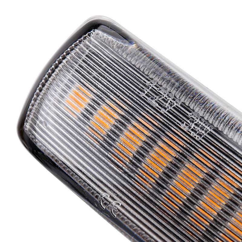 2 PCS DC12V / 3W Car LED Dynamic Blinker Side Lights Flowing Water Turn Signal Light for Land Rover,