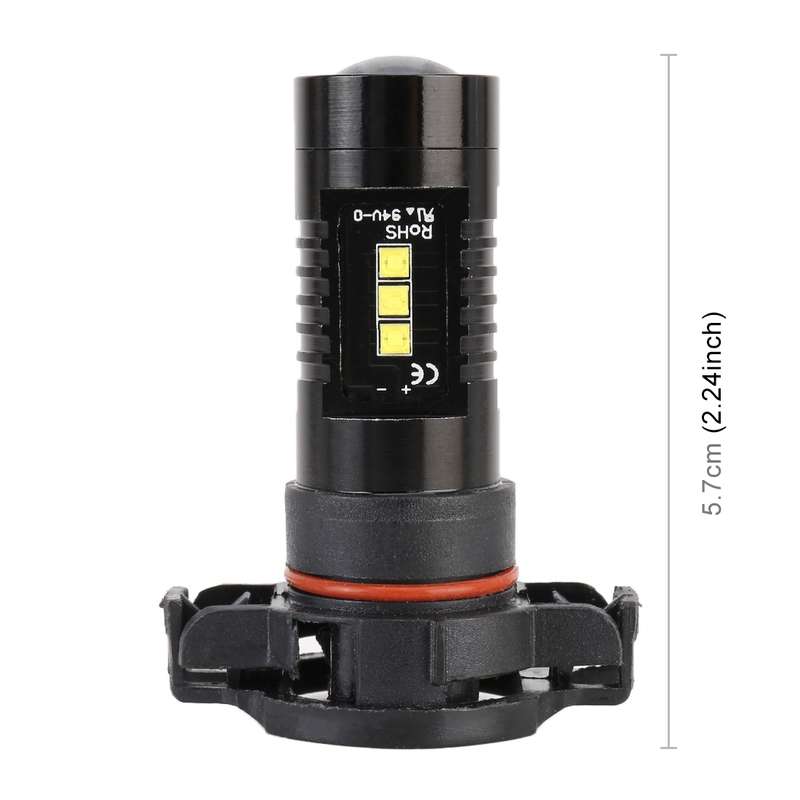 2 PCS H11 / H8 DC12V 4.3W 6000K 500LM Car Fog Lights with 12LEDs SMD-2525