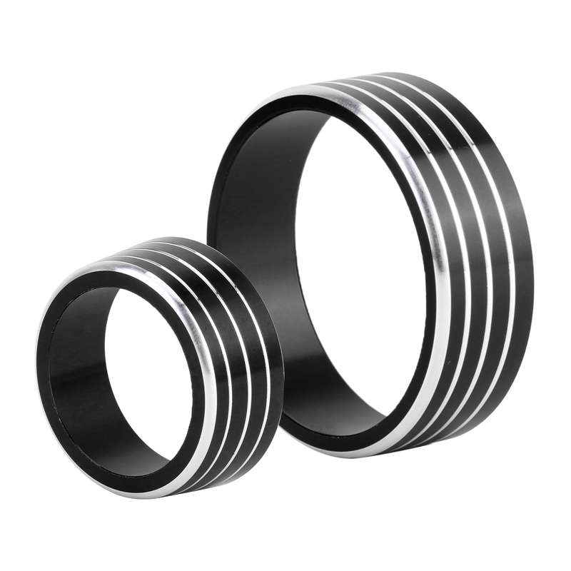 3 PCS Car Aluminum Alloy Air Conditioner Knob Case for Honda VEZEL / XR-V / Fit / GIENIA / City(Blac