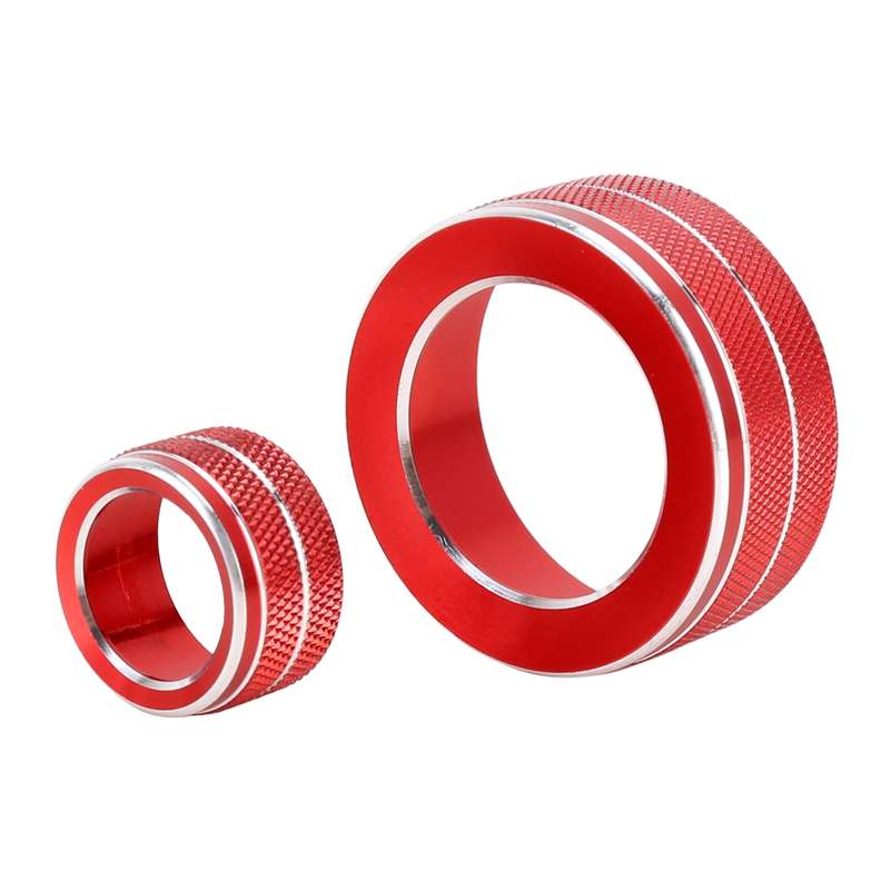 3 PCS Car Metal Air Conditioner Knob Case for Honda AVANCIER / URV (Blue)