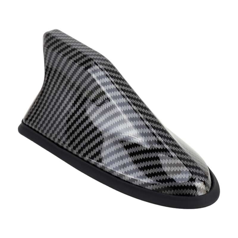 Universal Car Antenna Aerial Shark Fin Radio Signal (Silver)