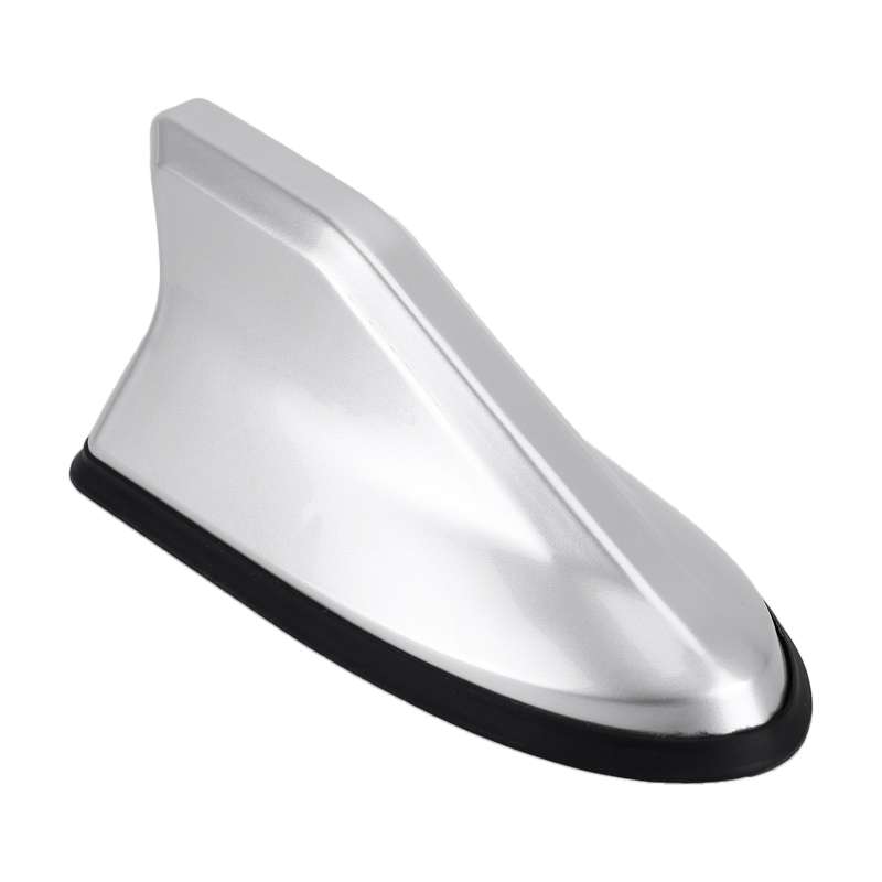 Universal Car Antenna Aerial Shark Fin Radio Signal (Silver)