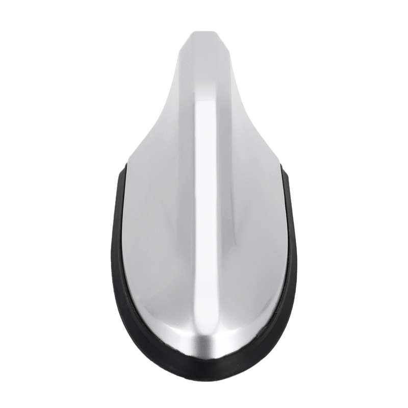Universal Car Antenna Aerial Shark Fin Radio Signal (Silver)