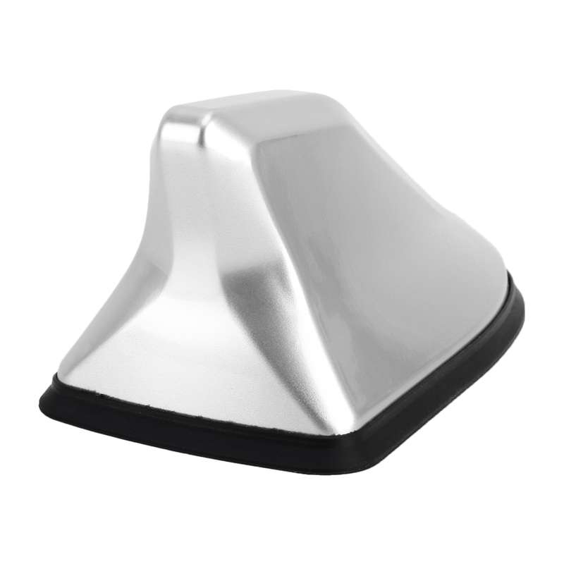Universal Car Antenna Aerial Shark Fin Radio Signal (Silver)