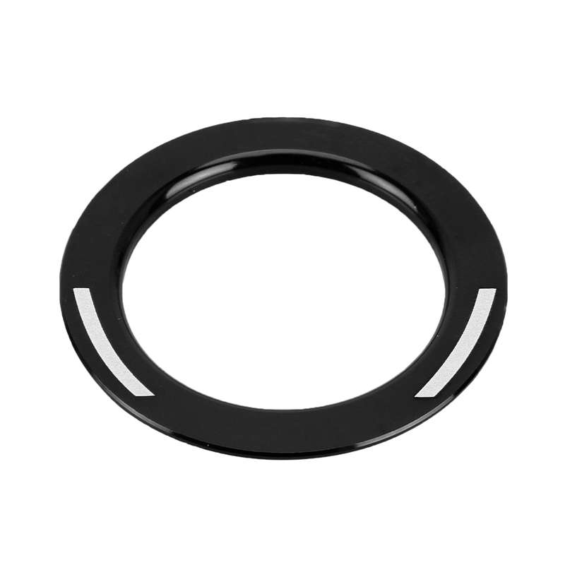 For Honda Metal Ignition Key Ring, Diameter: 3.9cm (Black)