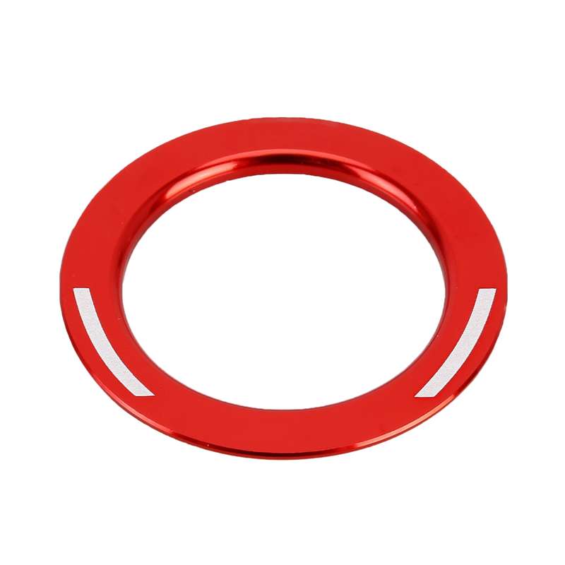 For Honda Metal Ignition Key Ring, Diameter: 3.9cm (Black)