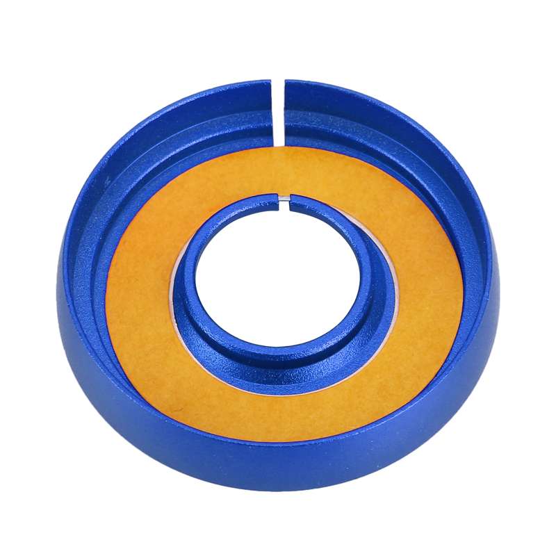 For Volkswagen Metal Ignition Key Ring, Diameter: 4.8cm (Blue)
