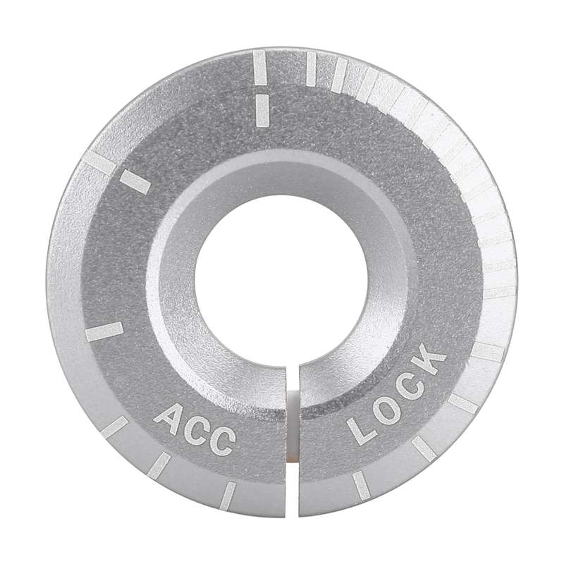 For Volkswagen Metal Ignition Key Ring, Diameter: 4.8cm (Blue)
