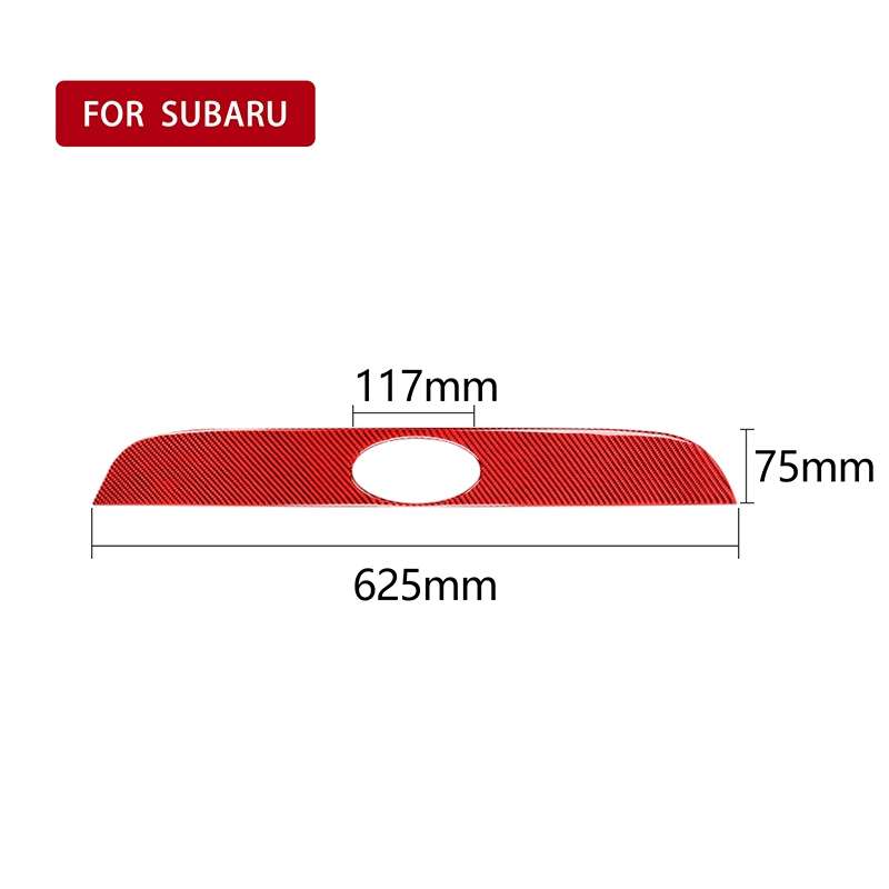Car Carbon Fiber Rear Logo Decorative Strip for Subaru BRZ / Toyota 86 2013-2020, Left and Right Dri