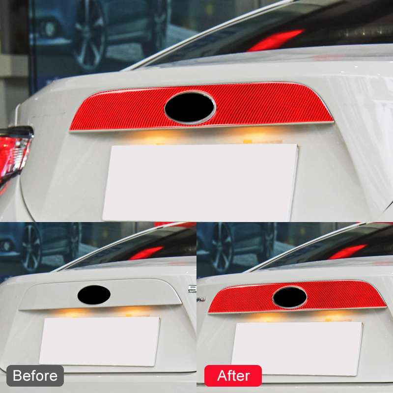 Car Carbon Fiber Rear Logo Decorative Strip for Subaru BRZ / Toyota 86 2013-2020, Left and Right Dri
