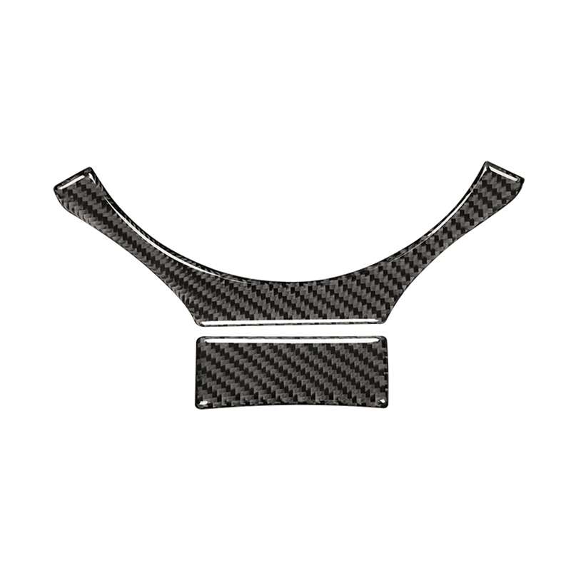 Car Carbon Fiber Steering Wheel Decorative Sticker for Lexus IS250 2013-, Left Drive