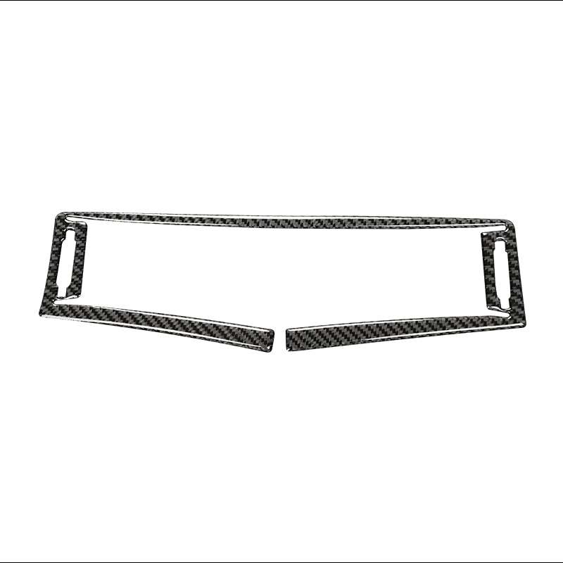Car Carbon Fiber Central Control Air Outlet Decorative Sticker for Lexus IS250 2013-, Left Drive