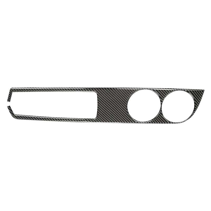 Car Carbon Fiber Water Cup Holder Panel Decorative Sticker for Lexus IS250 2013-, Left Drive