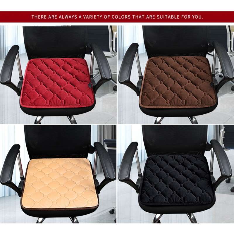 Car USB Seat Heater Cushion Warmer Cover Winter Heated Warm Mat, Style: Heart Shape (Black)