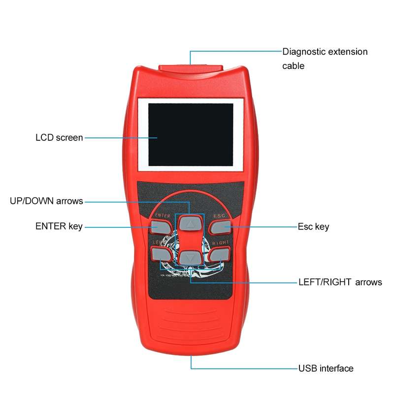 V800 Car Mini Code Reader OBD2 Fault Detector Diagnostic Tool