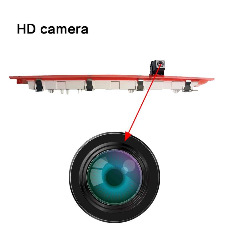PZ468 Car Waterproof 170 Degree Brake Light View Camera for Mercedes-Benz Vito 2016