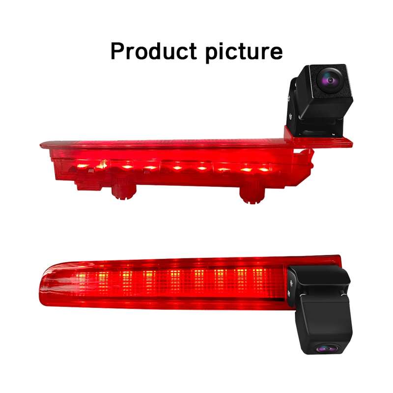 PZ470 Car Waterproof 170 Degree Brake Light View Camera + 7 inch Rearview Monitor for Volkswagen T5