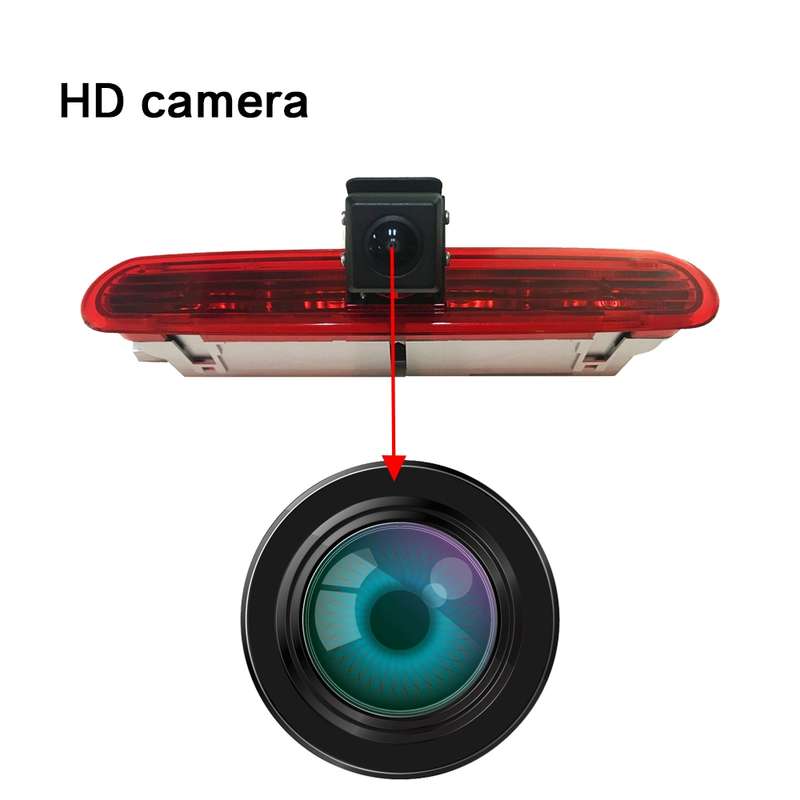 PZ472 Car Waterproof 170 Degree Brake Light View Camera for Fiat / Opel