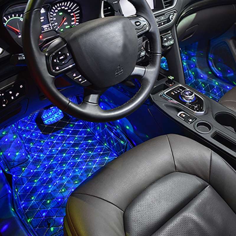 Universal Car LED Atmosphere Lights Emergency Foot Light Ordinary Version