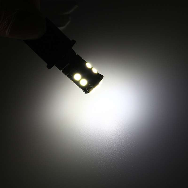 10 PCS T10/168/194 DC12V / 1W / 6000K / 60LM Car Decoding Clearance Lights with 12LEDs SMD-3030 Lamp