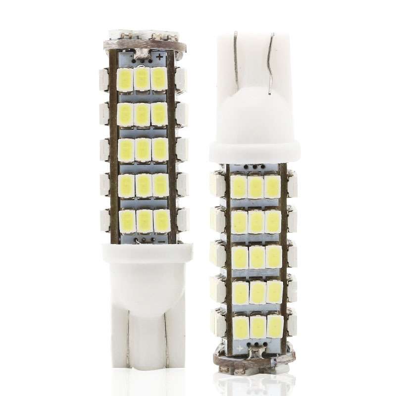 10 PCS T10 DC12V / 1.5W / 6500K / 75LM Car Clearance Lights Reading Lamp with 68LEDs SMD-3020 Lamp B