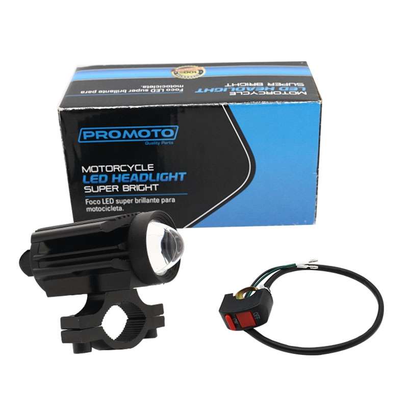 DC12V / 15W / 6000K / 3000K / 2000LM Motorcycles Tricolor Headlights