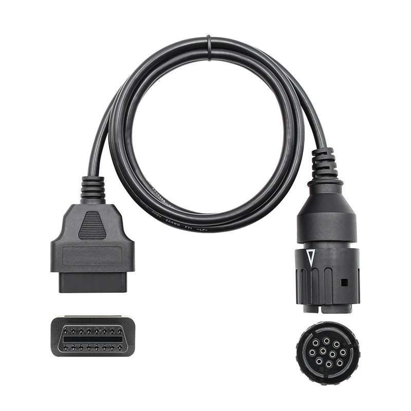Motorcycle OBD Cable 10PIN to 16PIN Connector Cable for BMW
