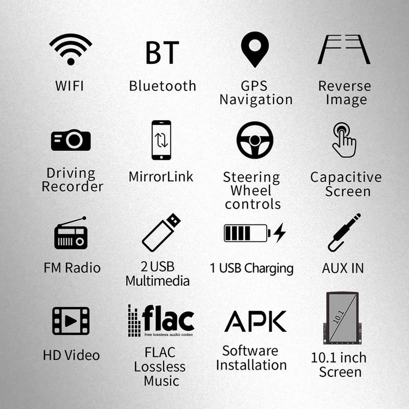 D110 Car Android Navigation Machine Support Mobile Phone Interconnection / Steering Wheel Control