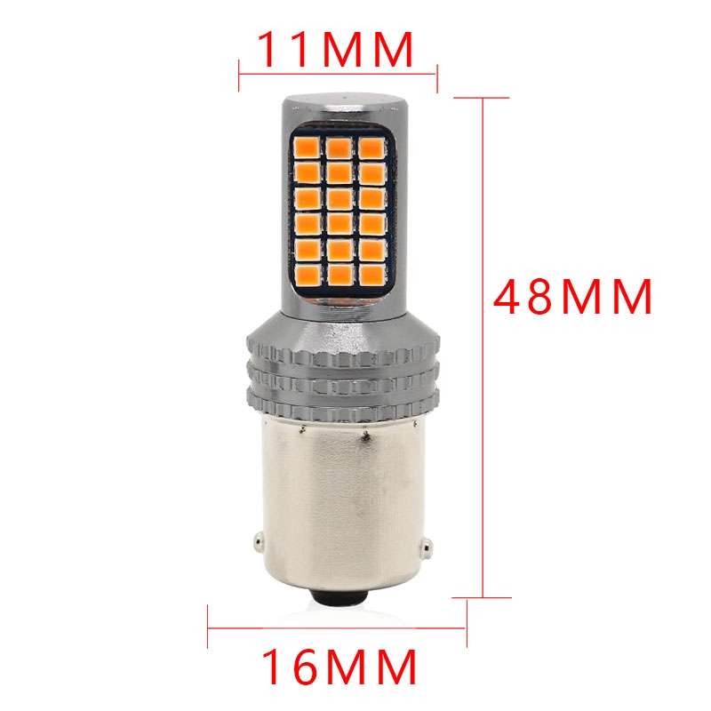 2 PCS 1156 / BA15S DC12V / 5W Car Turn Lights / Reversing Lights / Brake Lights with 36LEDs SMD-2025