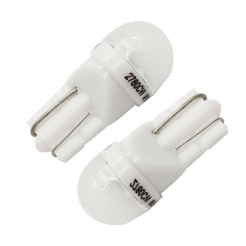 20 PCS T10 DC12V / 0.25W / 6500K / 20LM Car Round Head Plug-in Bubble Reading Light with 1LEDs SMD-3