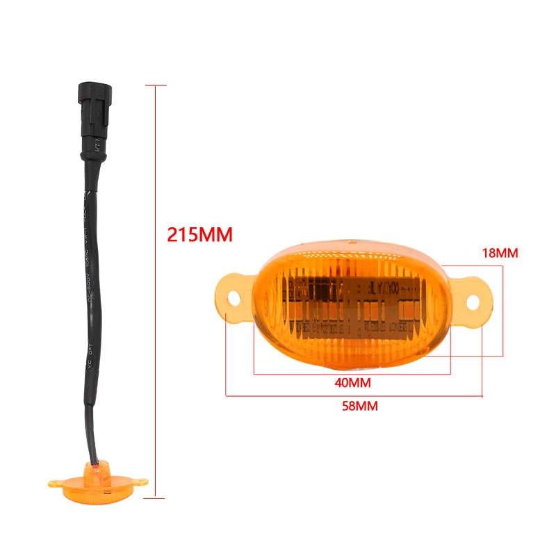DC12V / 6W 4 in 1 Front Grille Warning Light for Ford Raptor F150 2017-2019 (Black)