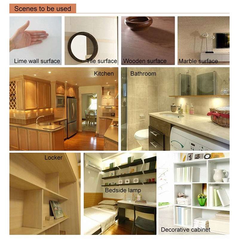 R-1633 4.5V / 0.3W 4LEDs Car Indoor Dome Light LED Touch Night Light (Gold)