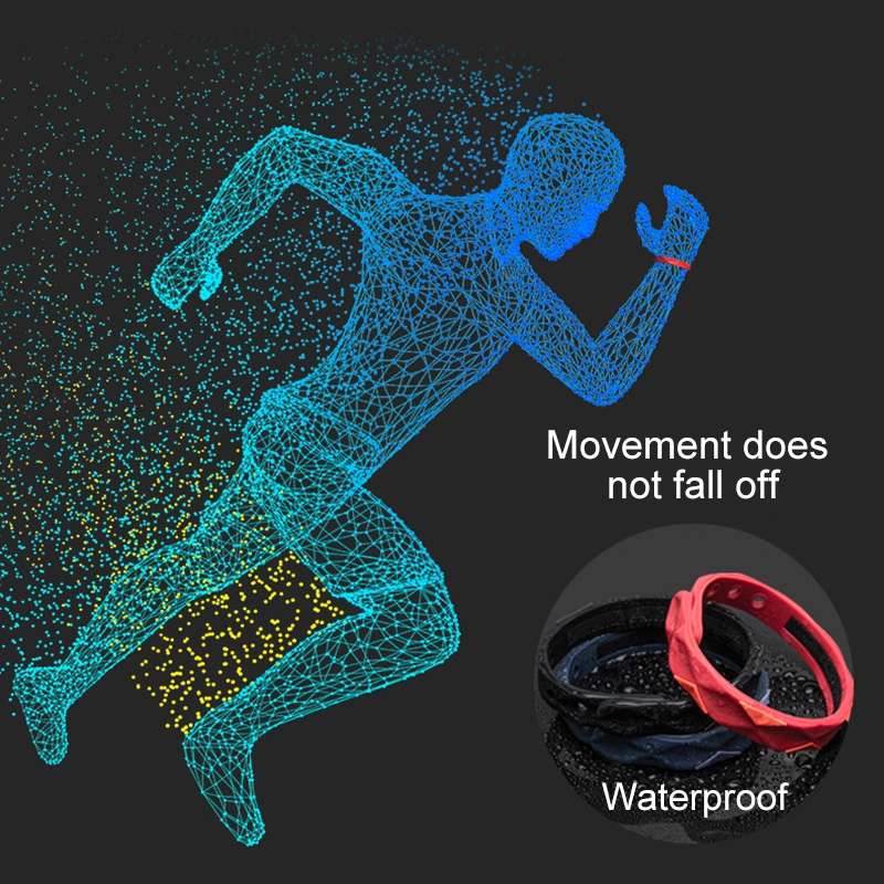 ZD-04 Car Door Static Elimination Bracelet Anti-static TPU Bracelet(Black)