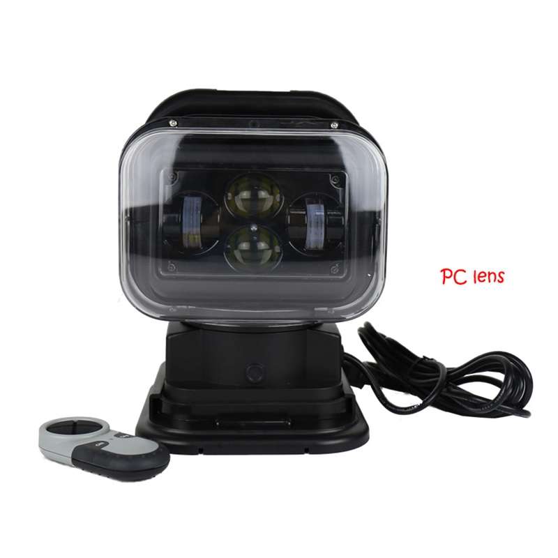 60W DC 12-24V 400LM Car 200m Wireless Remote Control 360 Degree Adjustable LED Search High Bay Light