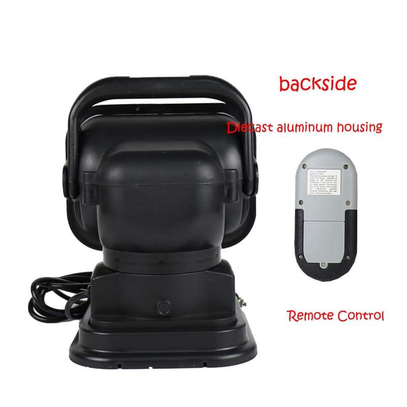 60W DC 12-24V 400LM Car 200m Wireless Remote Control 360 Degree Adjustable LED Search High Bay Light