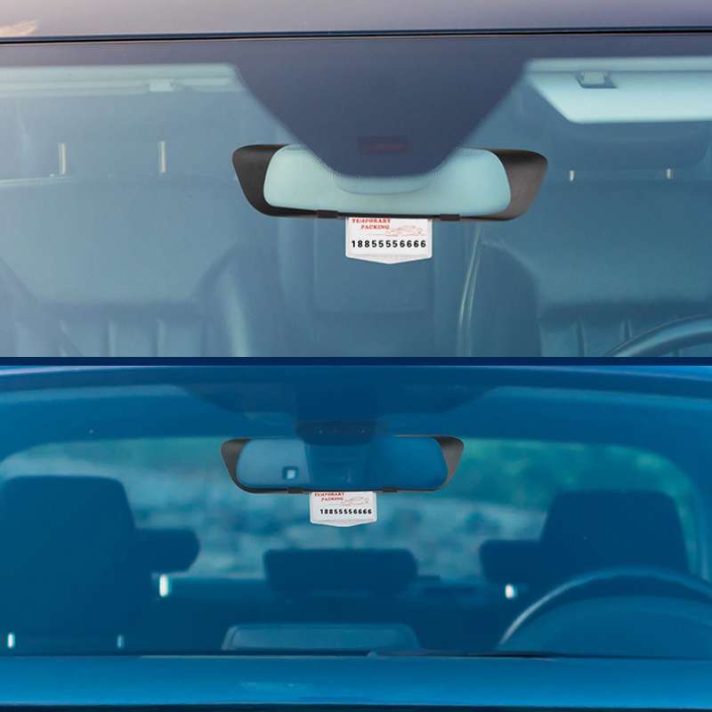 YC-193 Multifunctional Car Interior Rearview Mirror Large Field of Vision Anti-glare Auxiliary Car B